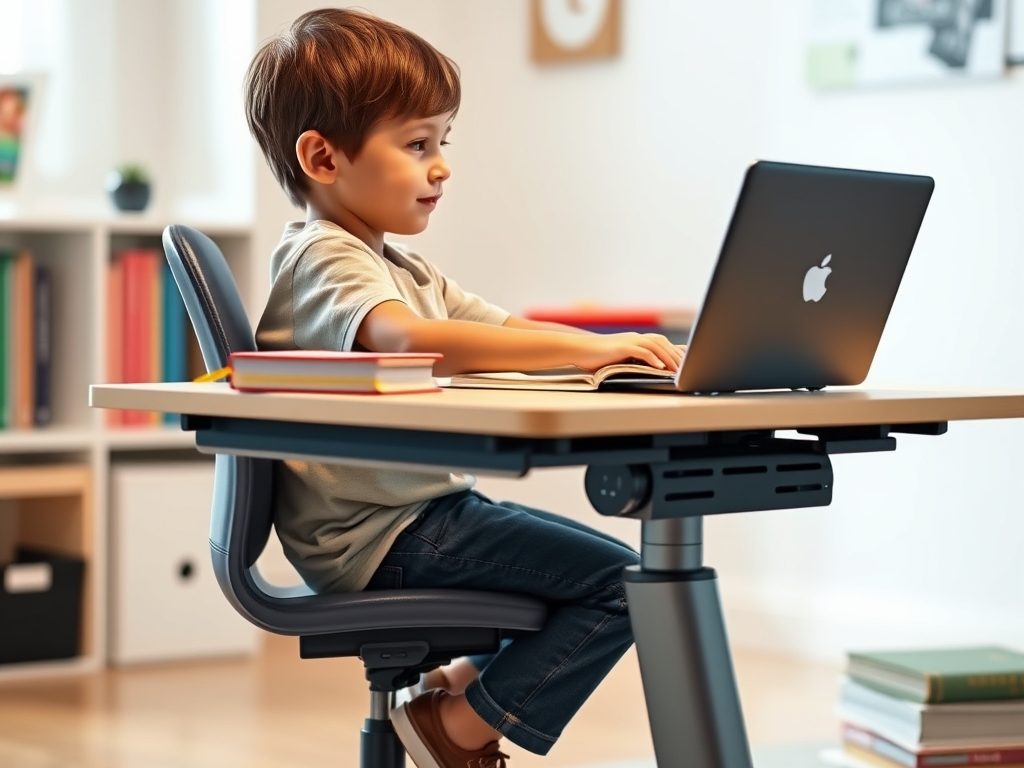 Jak dopasować wysokość biurka do wzrostu dziecka, by zadbać o prawidłową postawę i komfort nauki img-responsive